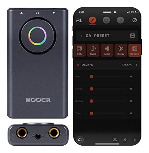 Mooer P1 Pedal Multi Efectos, Guitarra Pedales De Bajo Con 1