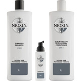 Nioxin Trio Shamp 1lt Acond 1lt Tratamiento 100ml Sistema 2