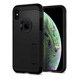 Funda Spigen Tough Armor Para iPhone XS / X 10 Negro Mate