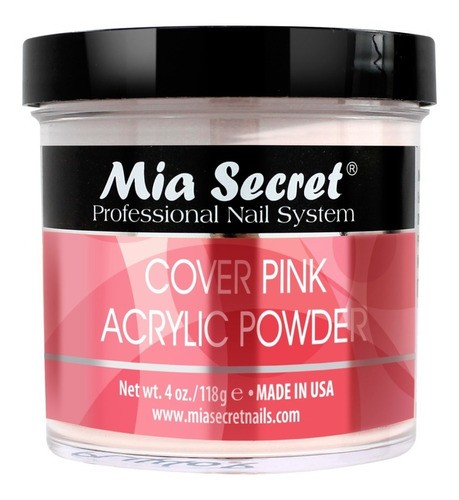 Mia Secret- Polvo Acrílico Cover Pink(118gr) Uñas Esculpidas