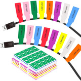 180 Etiquetas Adhesivas Colores Surtidos Identificar Cables