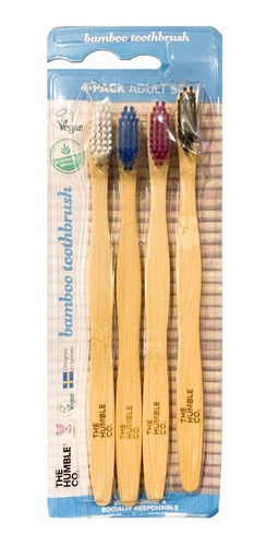 The Humble Co.  Bamboo Toothbrush 4 Pack