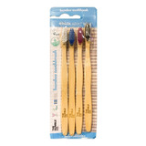 The Humble Co.  Bamboo Toothbrush 4 Pack