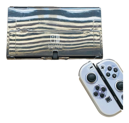 Nintendo Switch Oled Case Funda Protector Estuche Joy Con