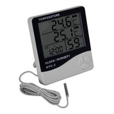 Reloj Higrometro Humedad Termometro Temperatura Htc-2 Sonda