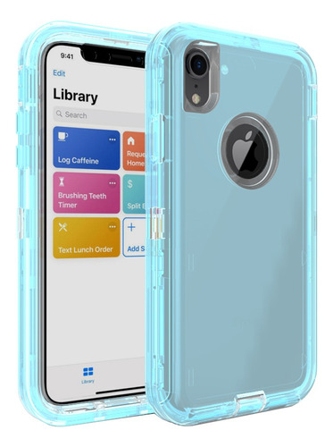 Funda Case Transparent Para iPhone X/xs/xs Max/xr 3 En 1