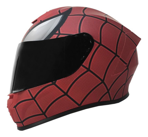 Casco Integral Spiderman Mate Edge Cert Dot Moto Marvel