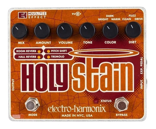 Pedal Multi Efectos  Electro Harmonix Holy Stain-