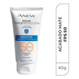 Avon Protector Solar Anew Triple Proteccion Fps 50 Mate 40g