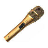 Microfono Dorado Profesional Alambrico Kmi-08