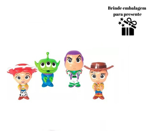 Coleção Toy Story Agarradinhos 4 Bonecos Líder Brinquedos