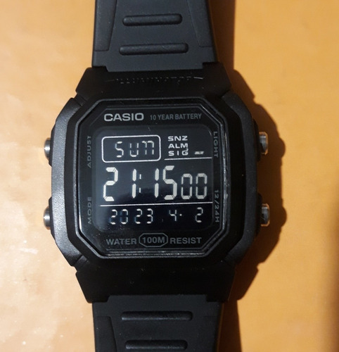 Reloj Digital De Pulso Casio W-800 H Negro Para Hombre