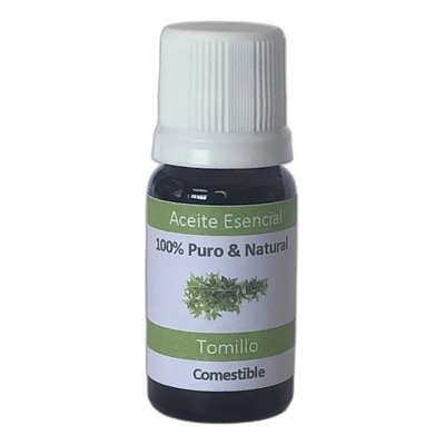 Aceite Esencial Tomillo 100% Puro Natural Comestible  10ml | MercadoLibre