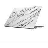 Estuche Para Macbook Air 13¨ Modelo 2018 En Blanco Mármol