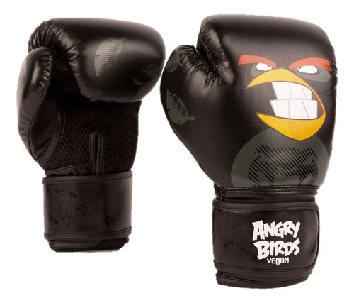 Venum Angry Birds - Guantes De Boxeo Para Niños, Color Neg.