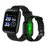 Relógio Inteligente Smartwatch D13 Bluetooth Android / Ios Cor Da Pulseira Preto