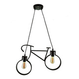 Lampara Colgante Metal Diseño Bicicleta Original !!