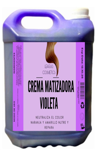 Leagus Cosmetics Crema Matizadora Cabello Grises