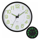 Reloj De Pared,30 Cm Grande Moderno Luminoso Reloj De Pared