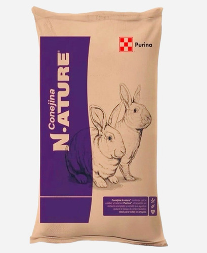 Conejina Purina Costal 25 Kilos Para Cuyo Conejo Multi-etapa