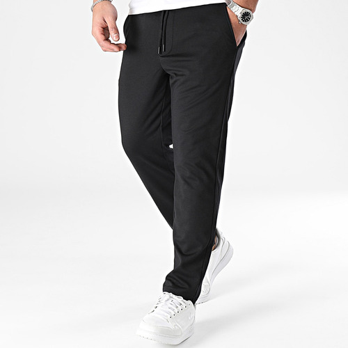 Calça Moletom Lisa Academia Jogger Slim Masculina Inverno