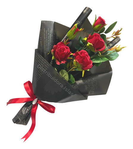 Ramo De Rosas Artificial Grande San Valentín Día D Las Madre