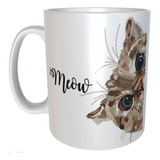 Taza Con Caja De Regalo Gatitos Gatos Mininos Michis M33