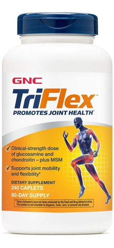 Gnc | Triflex | Glucosamine Chondroitin & Msm | 240 Capsules