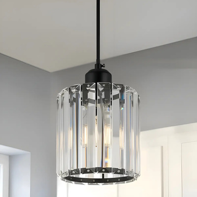 Lámpara Judeng Colgante De Techo Cristal Decorativa Moderna Lámpara De Techo Decorativa Moderna Colgante Interiores Sala Lámpara Colgante Candelabro Decorativo Moderno De Techo Cristal Moderna Negro