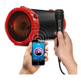 Parlante Bluetooth Karaoke Red Party Mlab