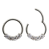 Piercing Argolla Con Bisagra Acero 316l Argb25 1,2x10mm 1und