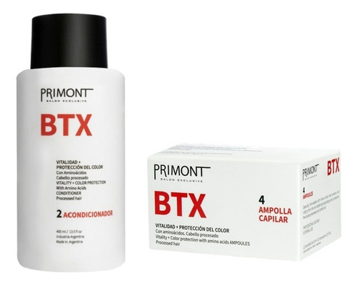 Kit Btx  Acondicionador + Ampollas Primont