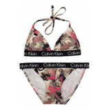 Bikini Calvin Klein 2 Piezas Floral Para Mujer 100% Original