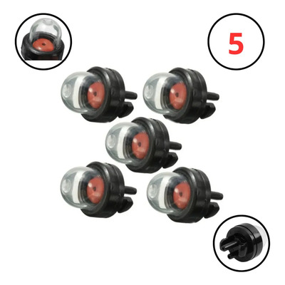 Kit 05 Bulbo Injetor Combustível Roçadeira E Motoserra Husqv