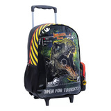 Mochila Con Carro 16 PuLG Jurassic World Escolar Pelicula