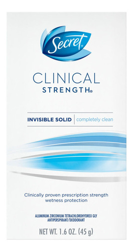 Desodorante Secret Clinical Invisible Solid 45gr