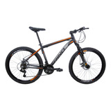 Bicicleta Aro 26 Rino Everest - 21 Vel. Cambios Shimano Cor Preto/laranja Tamanho Do Quadro 15