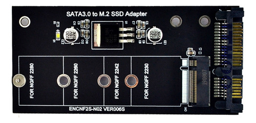 Convertidor De Adaptador M2 Ngff Ssd A Sata 3.0 2.5 & Rdquo,