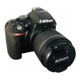 Câmera Dslr Nikon D5300 Kit Completo Len 18:55 Mm Seminova 