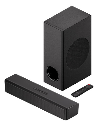 Barras De Sonido Compactas De 2.1 Tv Subwoofer, Conexiã...