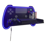 Suporte Organizador Videogames Ps4/xbox Controle - Led Neon