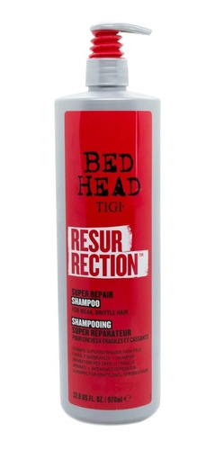 Tigi Bed Head Resurrection Shampoo Repair Pelo Dañado 970ml