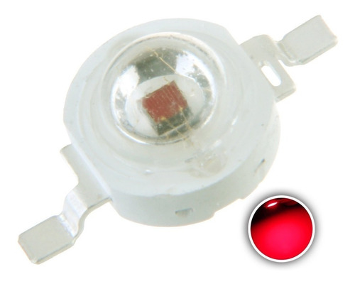 10 Peças Power Led 3w Vermelho 620-630nm K1311