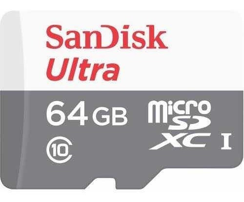 Sandisk Ultra 64gb Microsd Uhs-i Clase 10