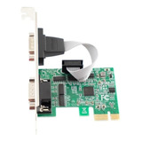 Placa Pci Express 2 Porta Serial Db9 Rs232 Rs485 Rs422 Pci-e