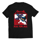 Polera Gamer Zelda - Metallica Master Sword Kill Em' All