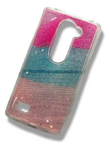 Funda Brillos Glow Para Celular LG Leon