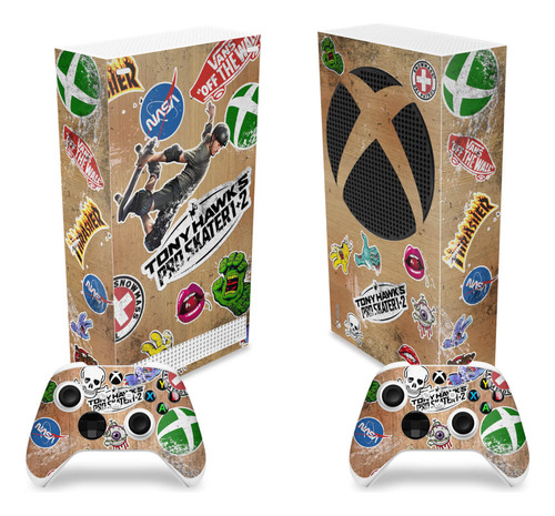 Skin Para Xbox Series S Adesivo Vertical - Modelo 010