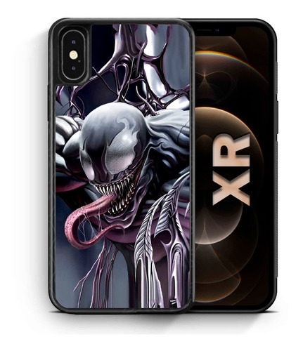 Funda Protectora Para iPhone Venom Spiderman Tpu Case 