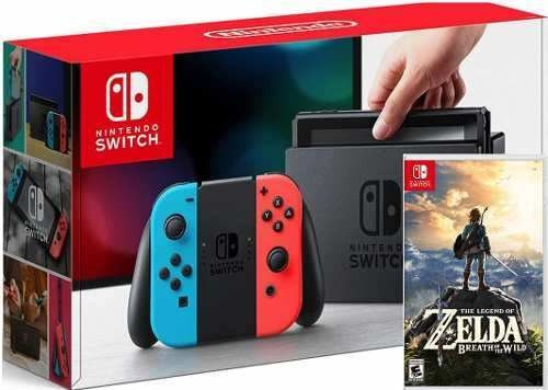 Consola Nintendo Switch Color + Zelda Botw - Sniper Game